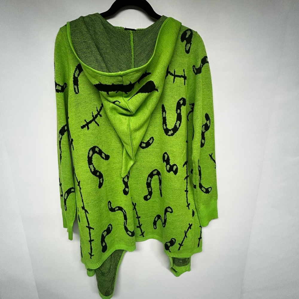 Disney Green Cardigan with Black Design - Picture 2 of 5